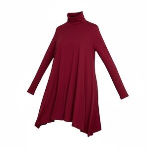 MOD Burgundy Turtleneck Tunic – Size M